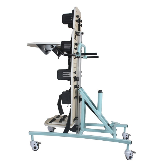 Auxiliary children's wheelbarrow tilting standing frame