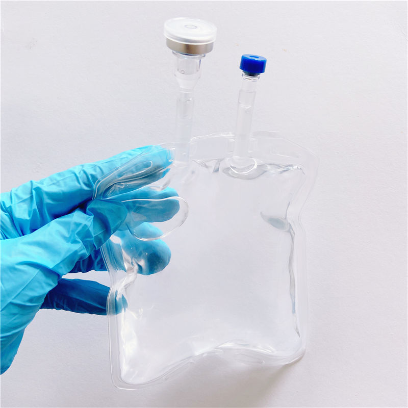 Medical Disposable 250ml 500ml 1000ml Plastic Non PVC Transparent PP IV Infusion Bag for Single Use