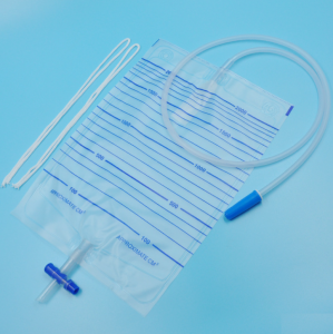 High-Efficiency Sterile Urine Bag with T Valve Disposable & Safely Used in Home Care